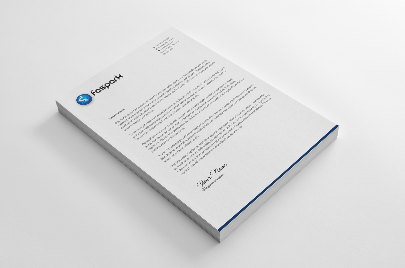 Stationery Design by HYPdesign for FasPark | Design #1052483