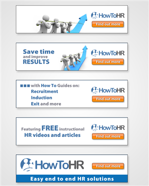 HowToHR banner and eDM design | Diseño De Banner Publicitario por neboica