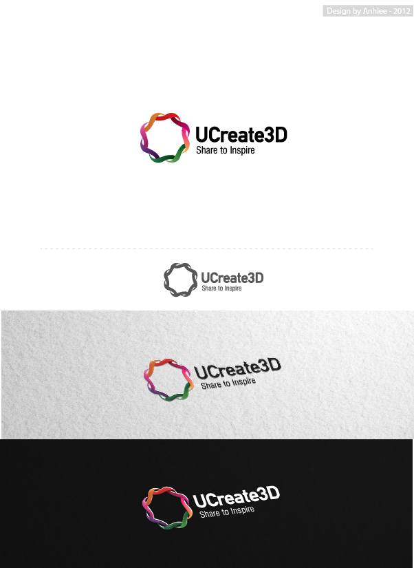 Logo Design by Anhlee for UCreate3D | Design #969421