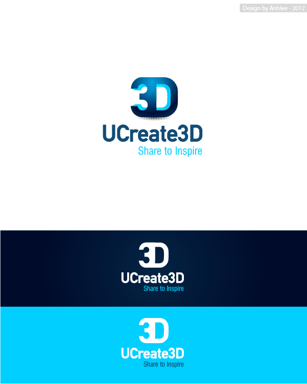 Logo Design by Anhlee for UCreate3D | Design #980558