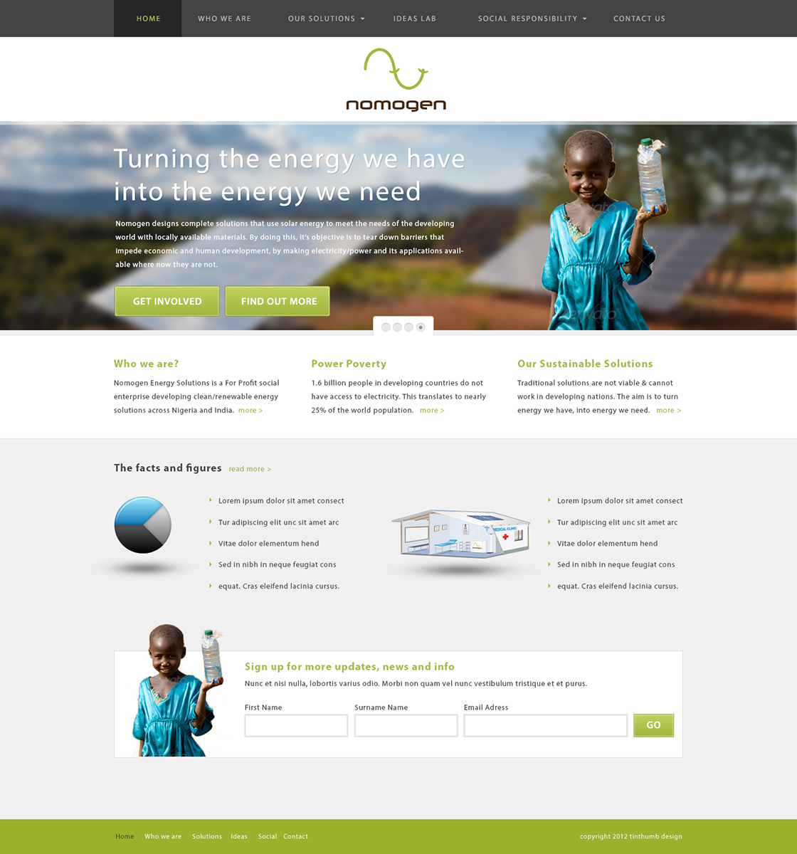 Web Design by tinthumb for this project | Design #1030400
