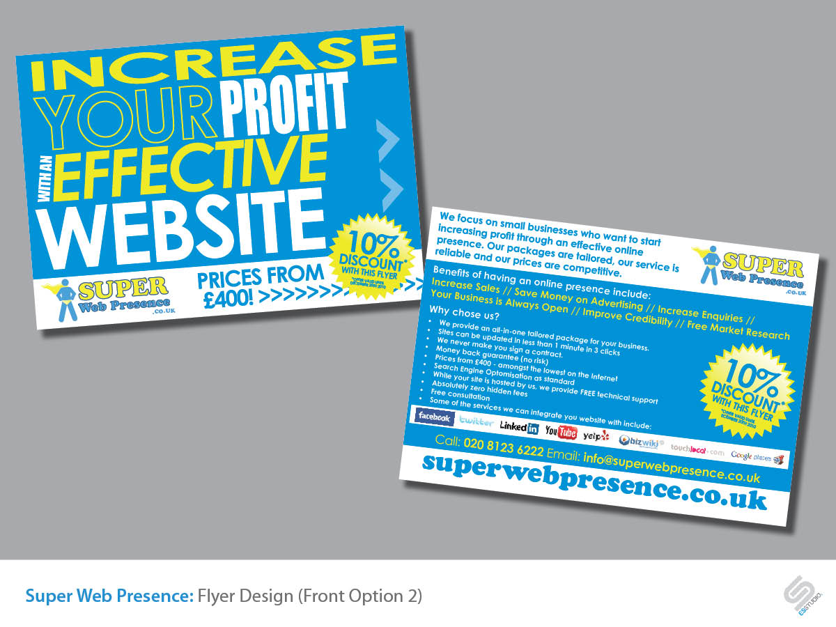 Flyer-Design von esStudioUK für dieses Projekt | Design #114194