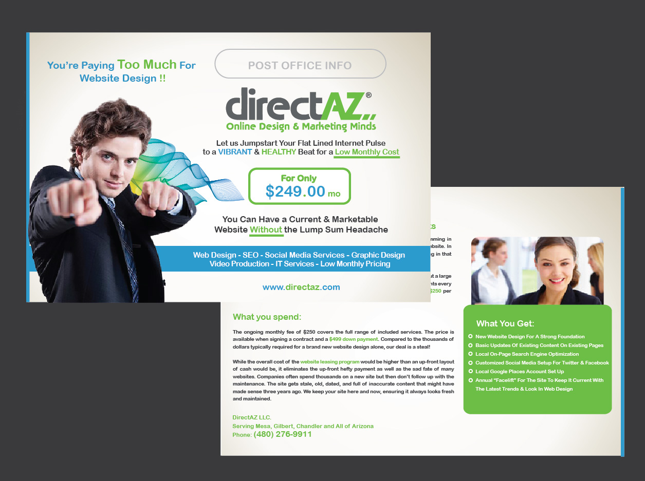 Design de Flyer par Brigitte Melissa B pour DirectAZ | Design #954931