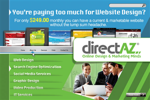 Flyer Design by ganz abecia for DirectAZ | Design: #958566