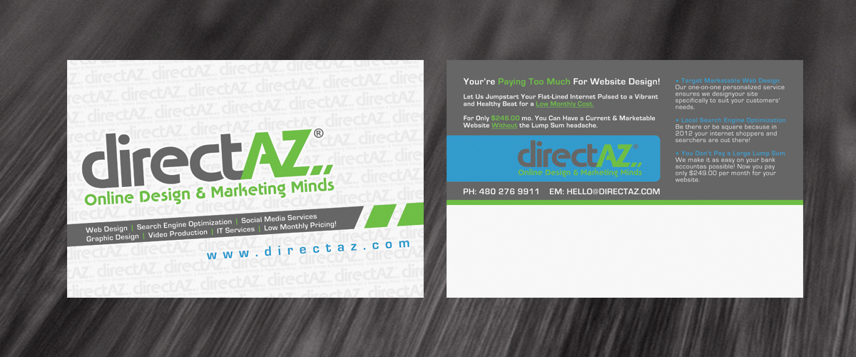 Flyer Design by diRtY.EMM for DirectAZ | Design #957927