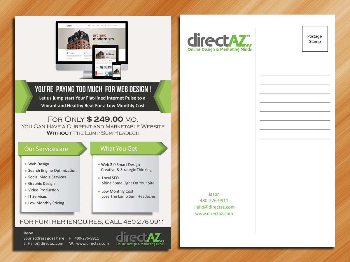 Flyer Design by Sarmishtha Chattopadhyay_loginchange for DirectAZ | Design #967980