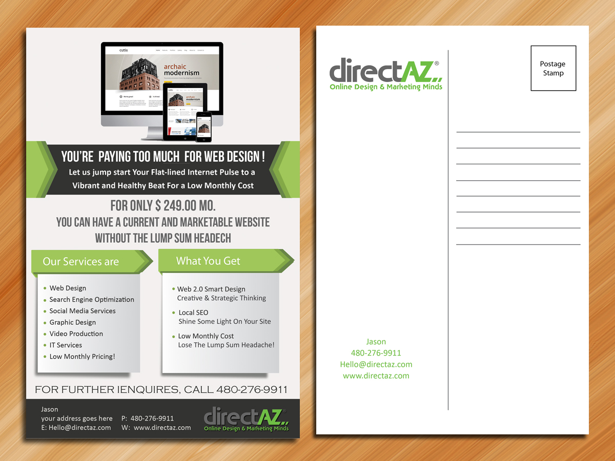 Flyer Design by Sarmishtha Chattopadhyay_loginchange for DirectAZ | Design #968027