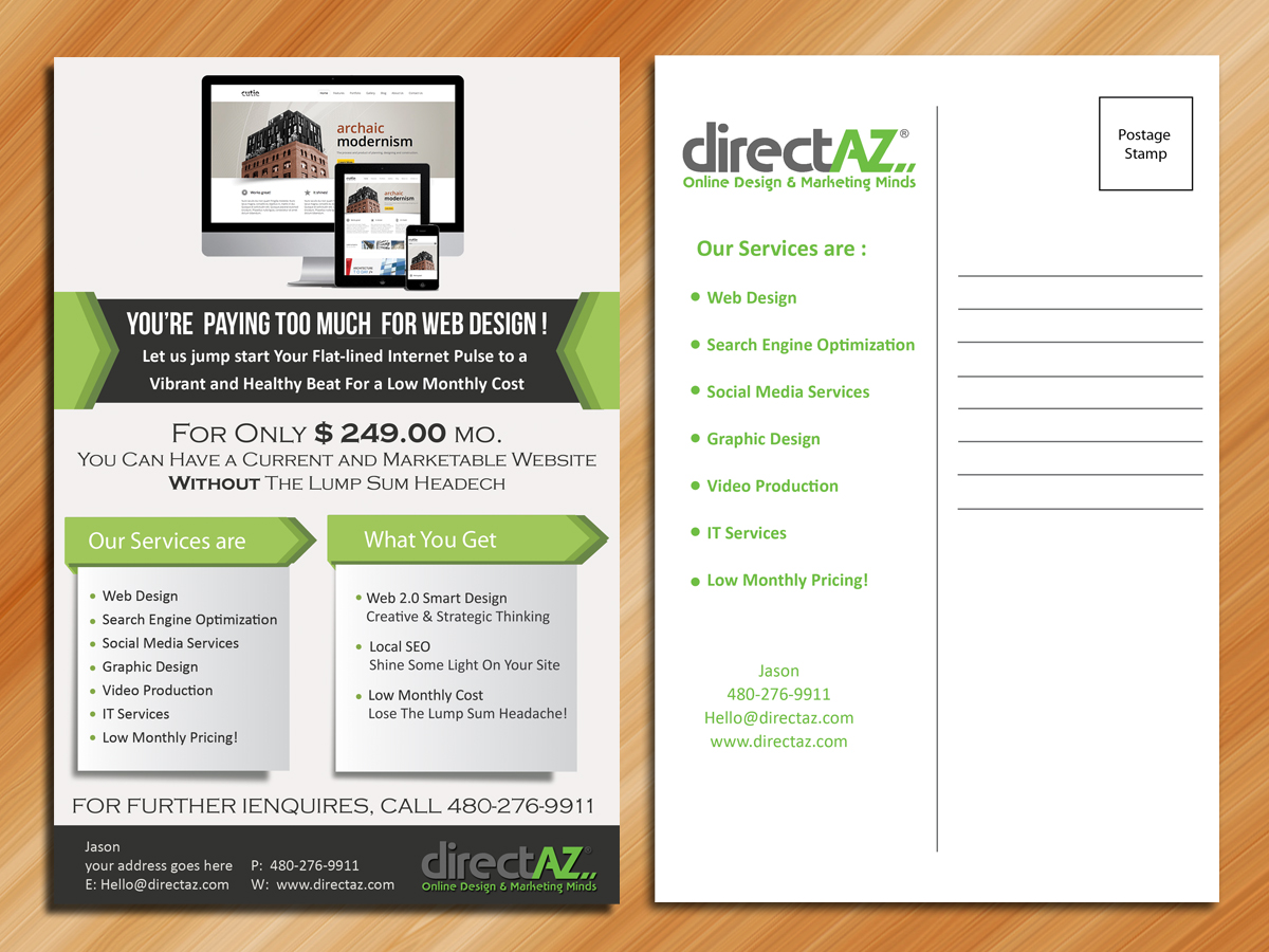 Flyer Design by Sarmishtha Chattopadhyay_loginchange for DirectAZ | Design #968076