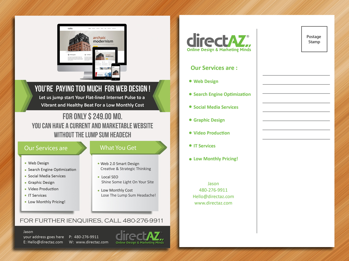 Flyer Design by Sarmishtha Chattopadhyay_loginchange for DirectAZ | Design #968105