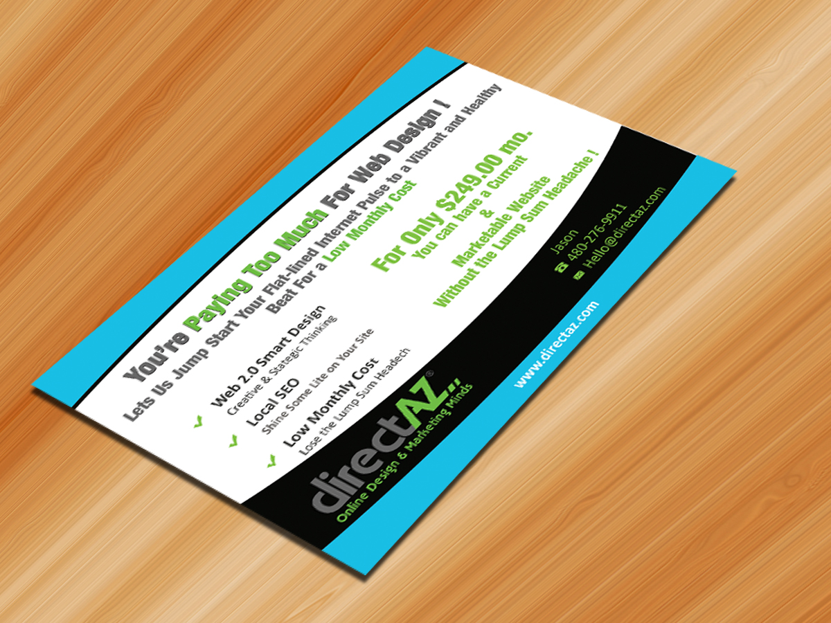 Flyer Design by Sarmishtha Chattopadhyay_loginchange for DirectAZ | Design #975309