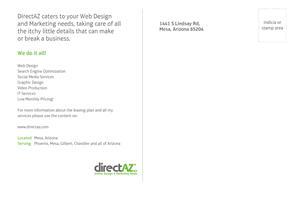 Flyer Design by 360 Degrees Solutions for DirectAZ | Design: #966300