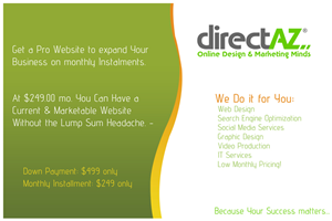 Flyer Design by Hammad Siddiqui for DirectAZ | Design: #959492