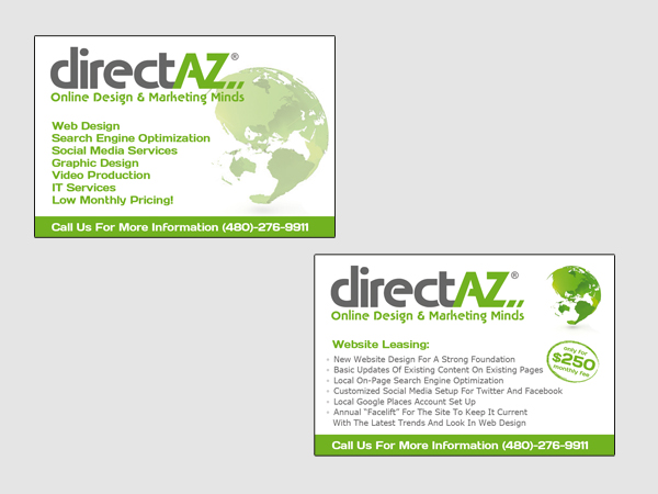 Flyer Design by Alaya for DirectAZ | Design #954371