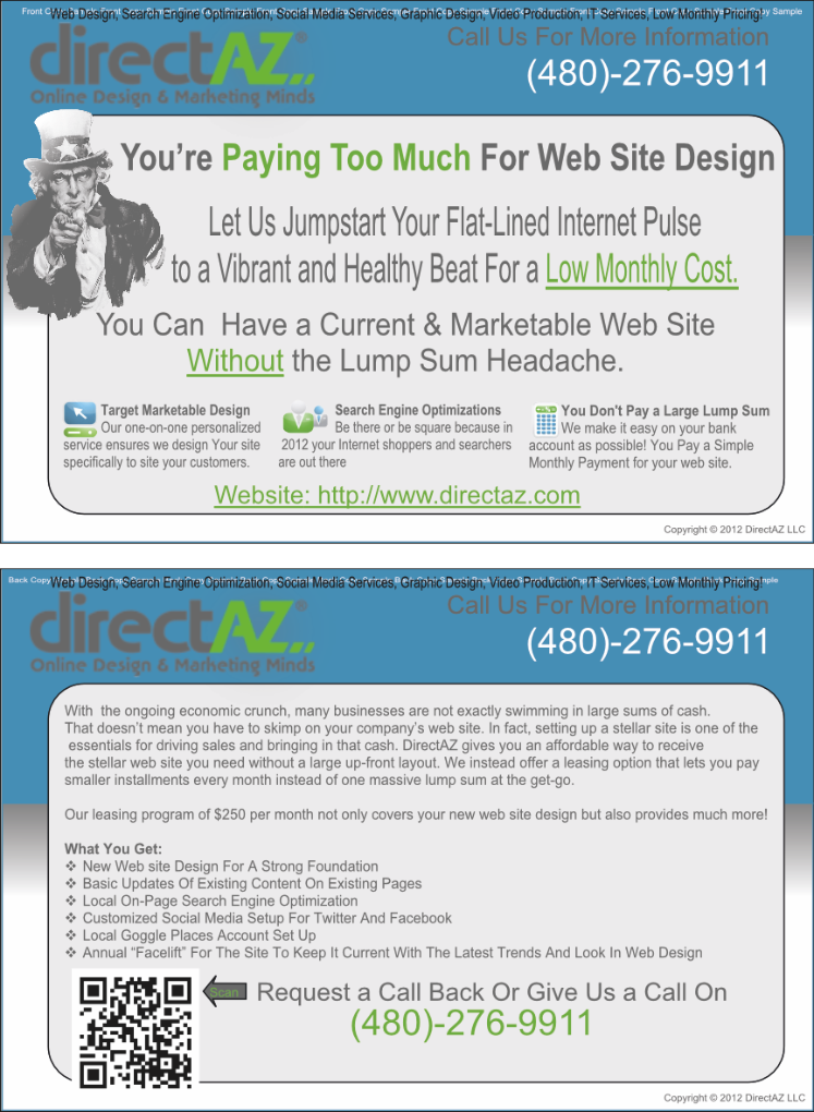 Diseño de Flyer por Pmarten8 para DirectAZ | Diseño #955333