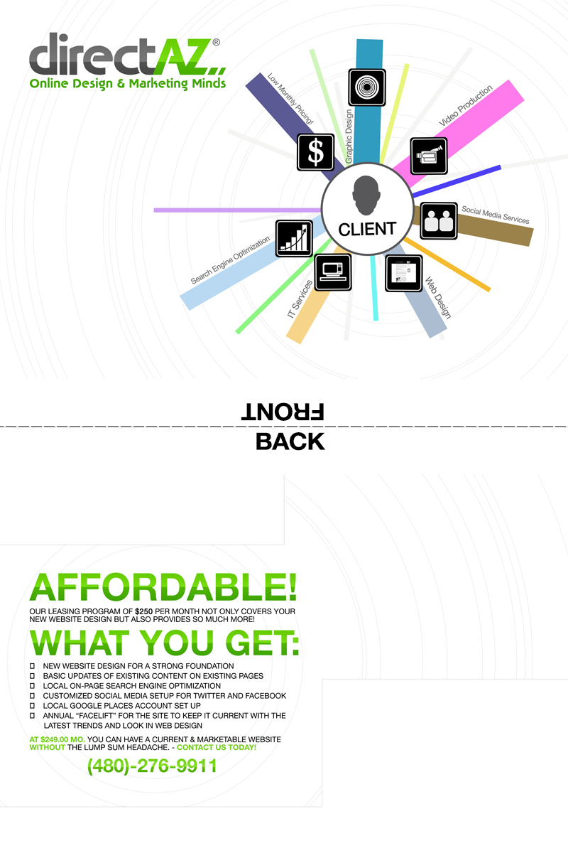 Flyer Design by Cmonaco for DirectAZ | Design #960846