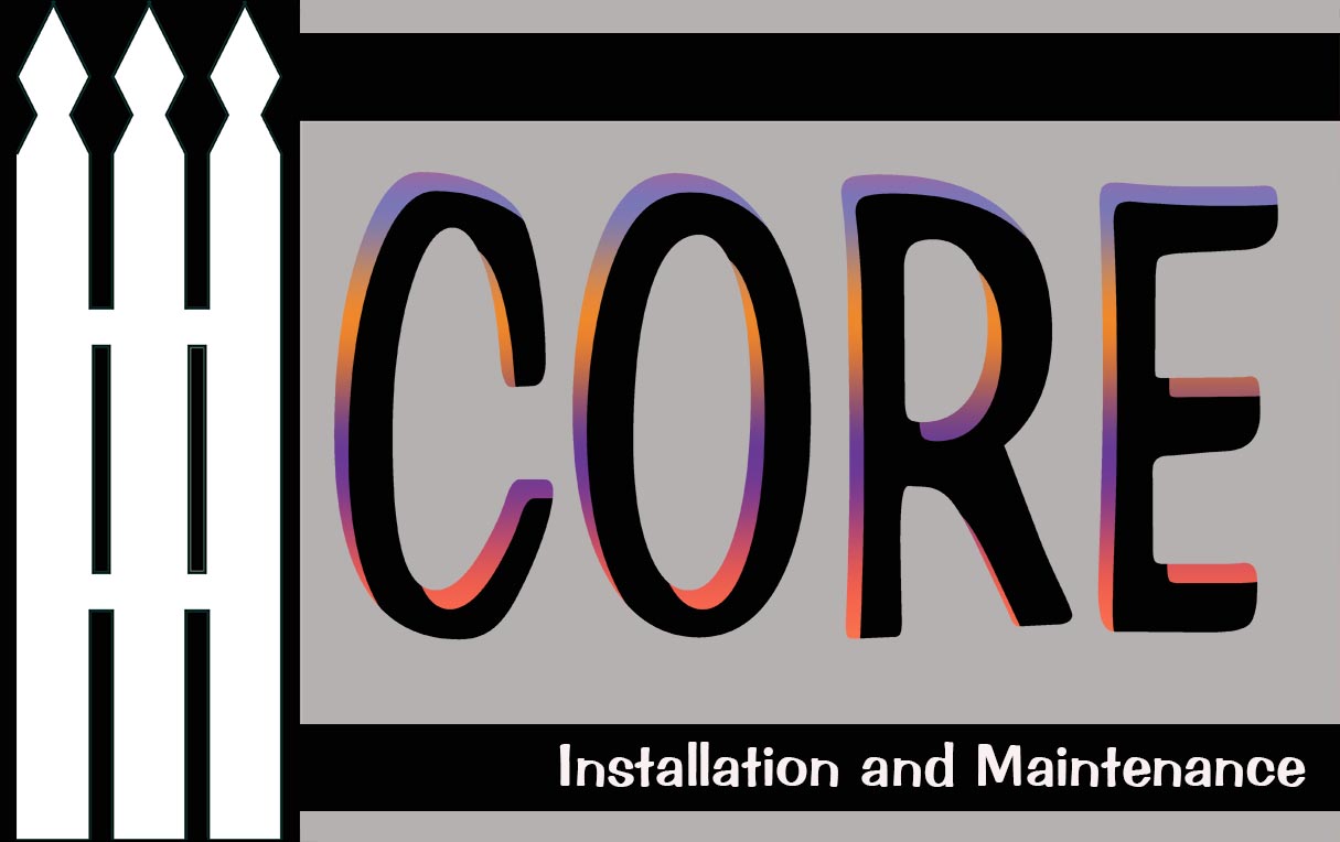 Logo Design by saratoga design for Core Fencing Gates & Signs | Design #974649