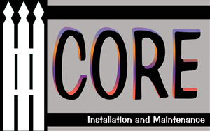 Logo Design by saratoga design for Core Fencing Gates & Signs | Design: #974649
