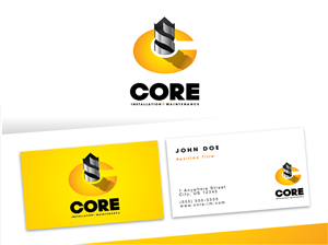 Logo Design by mdemuth for Core Fencing Gates & Signs | Design: #960363