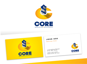 Logo Design by mdemuth for Core Fencing Gates & Signs | Design: #960365