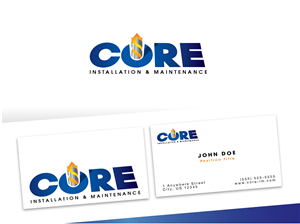 Logo Design by mdemuth for Core Fencing Gates & Signs | Design: #960368