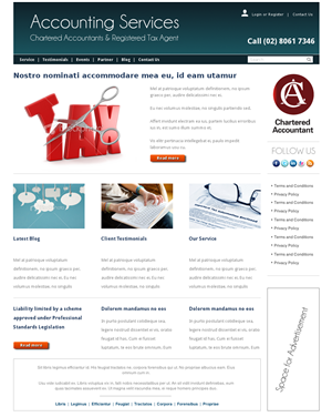 Web Design by Relativiteit for H & R ACCOUNTING SERVICES | Design: #958971