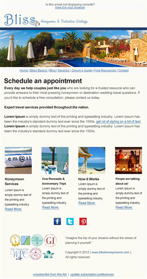 Newsletter Design by Impressive Sol