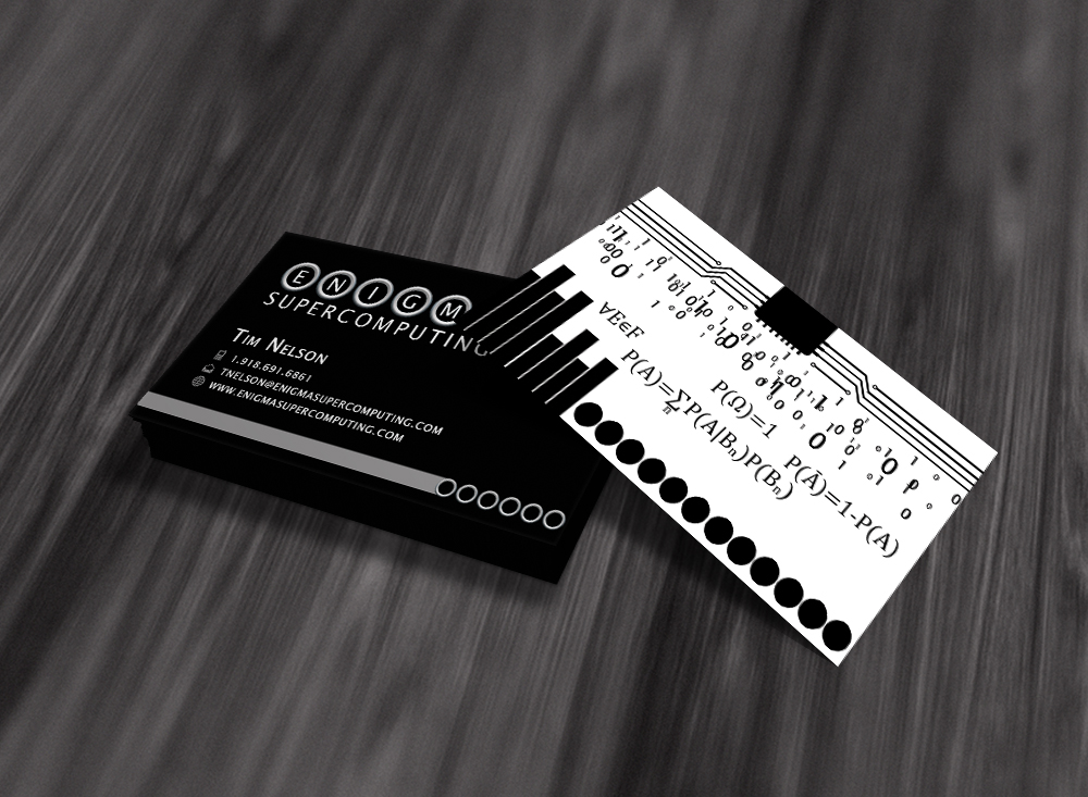 Visitenkarten-Design von diRtY.EMM für Enigma Supercomputing | Design #958044