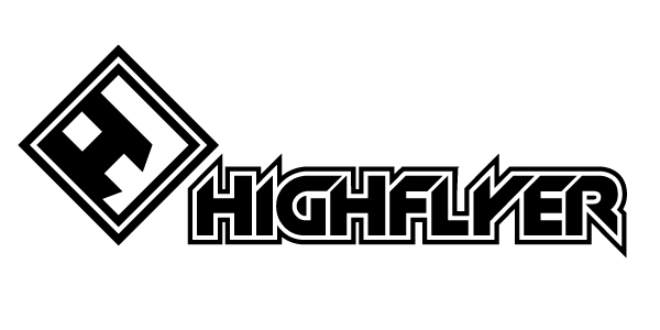 bold modern clothing logo design for highflyer or highflyer