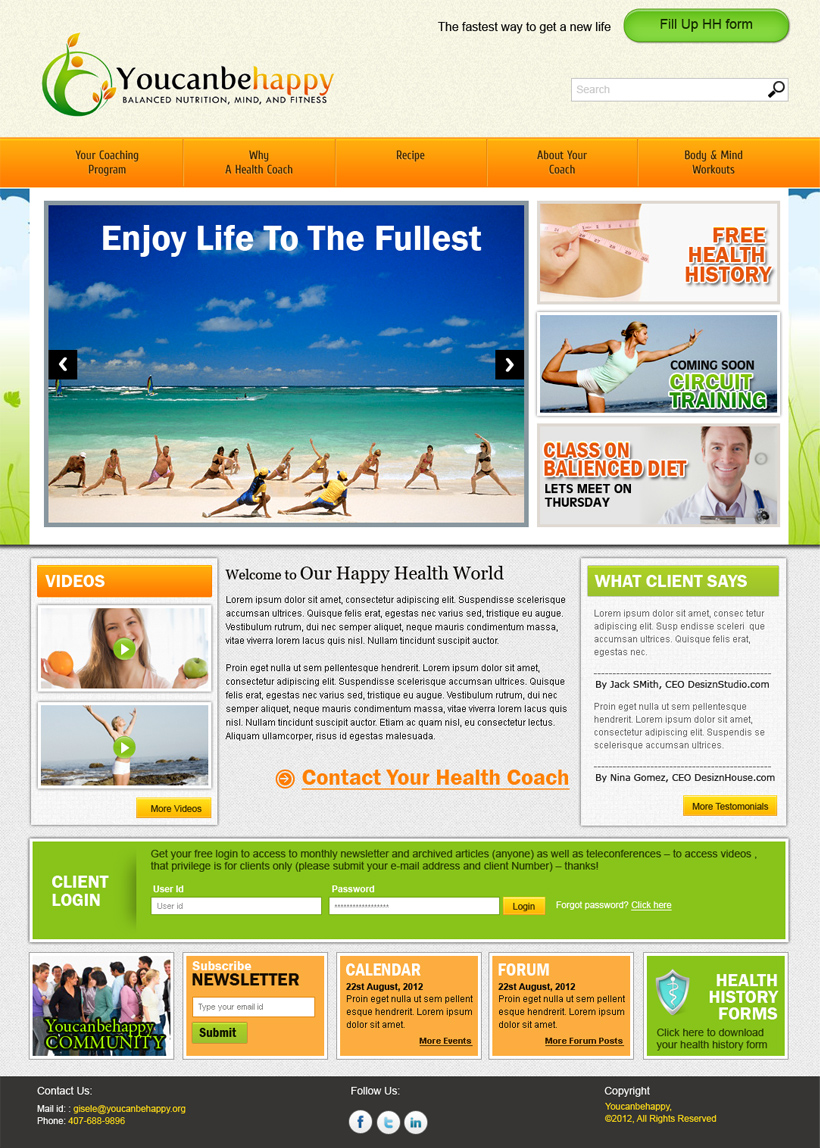 Web Design par Expert Designer pour ce projet | Design #971262