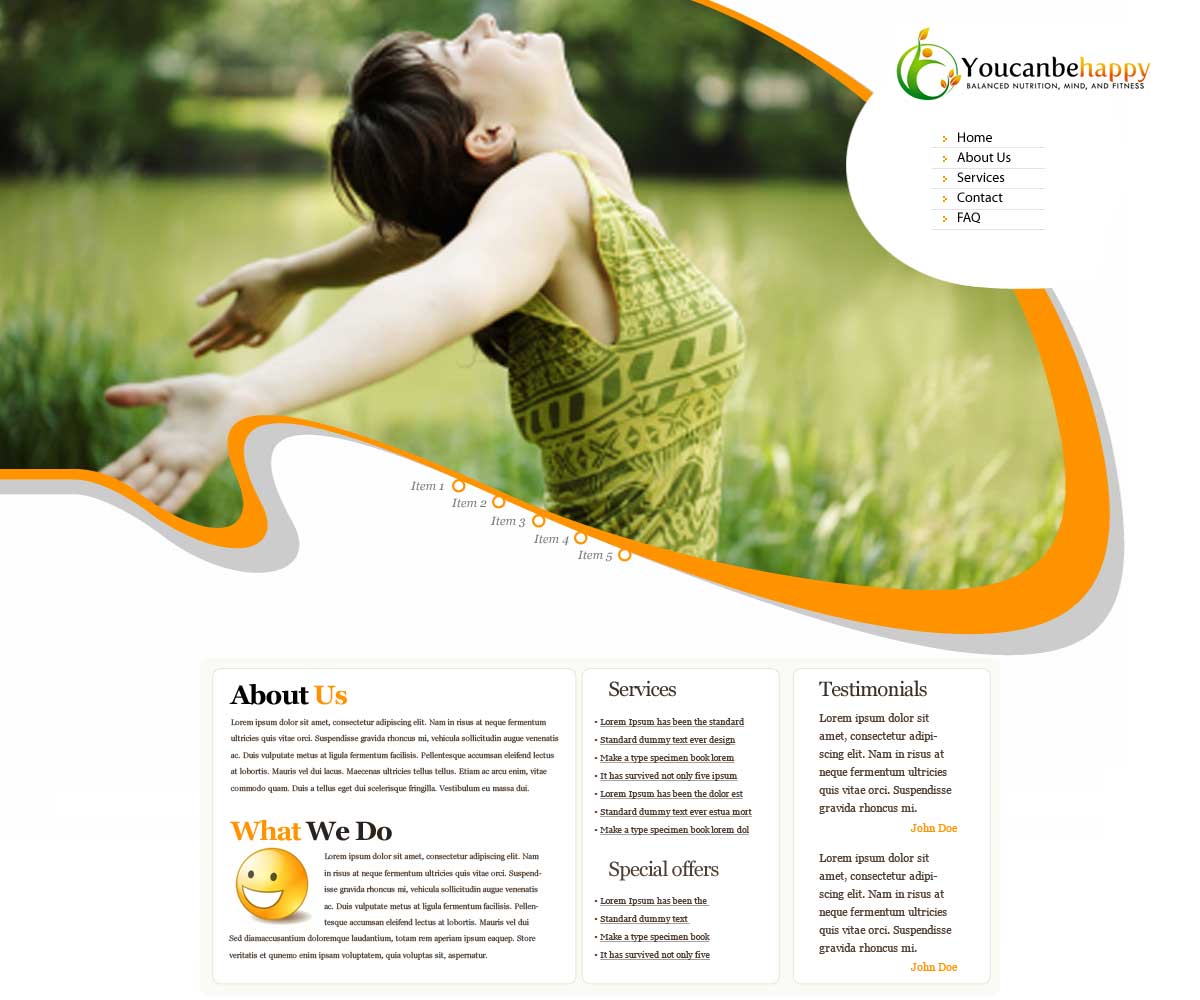 Diseño Web por Lucas para este proyecto | Diseño #987235