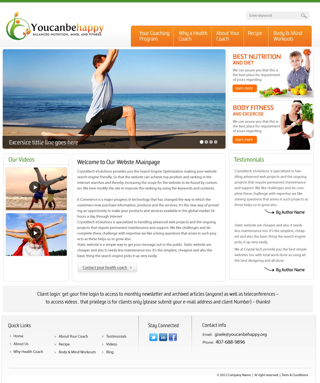 Diseño Web por pb para este proyecto | Diseño #956848