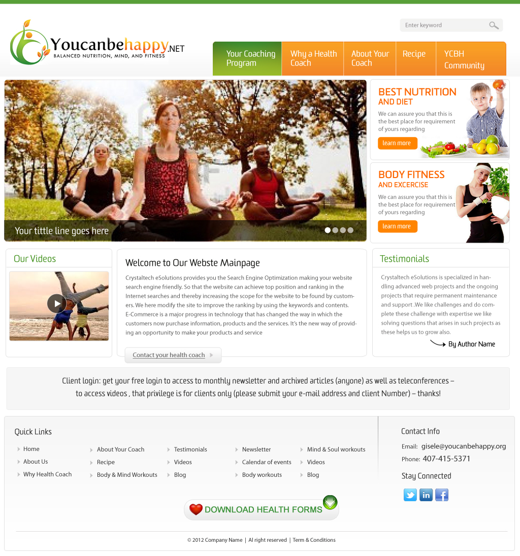 Diseño Web por pb para este proyecto | Diseño #965024