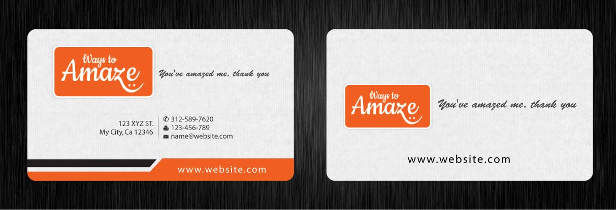 Card Design by Sbss for Ways to Amaze | Design #961717