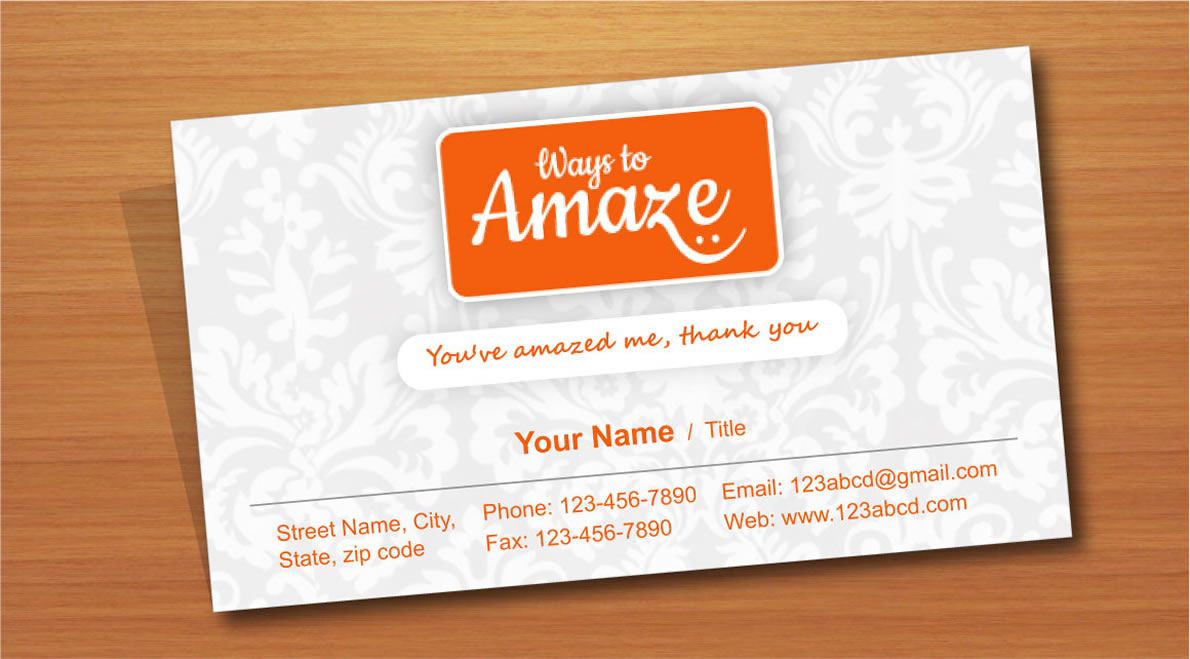 Card Design by Sbss for Ways to Amaze | Design #962078