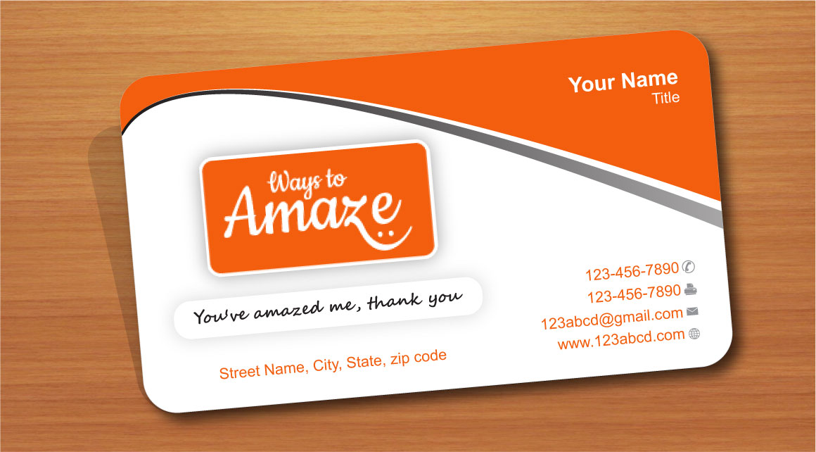 Card Design by Sbss for Ways to Amaze | Design #962079