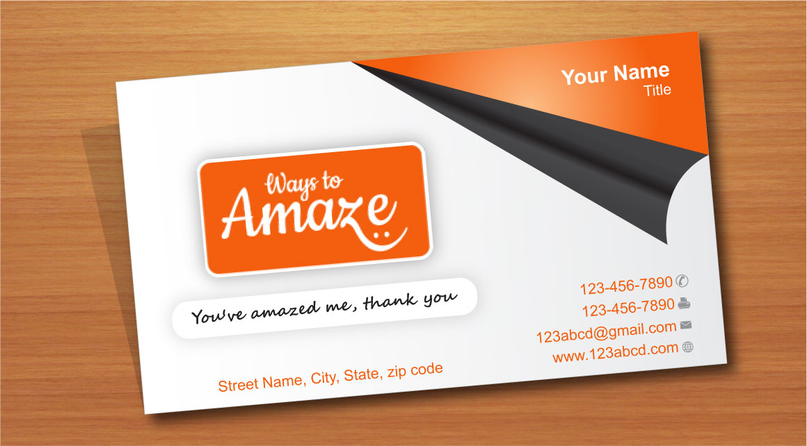 Card Design by Sbss for Ways to Amaze | Design #962083
