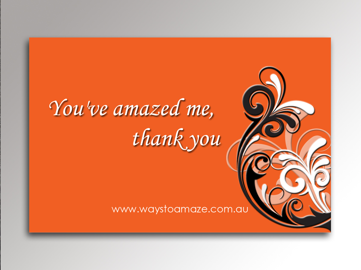Card Design by Sarmishtha Chattopadhyay_loginchange for Ways to Amaze | Design #971006