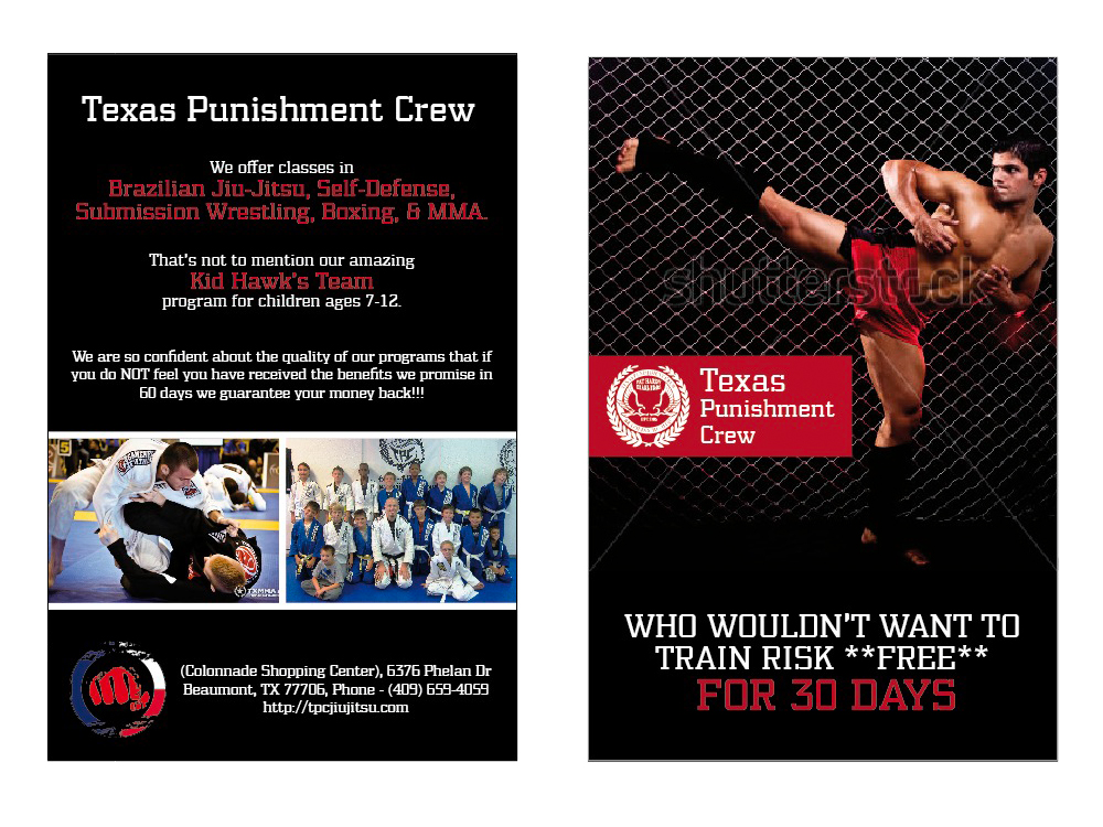 Flyer-Design von Alaya für Texas Punishment Crew | Design #967148