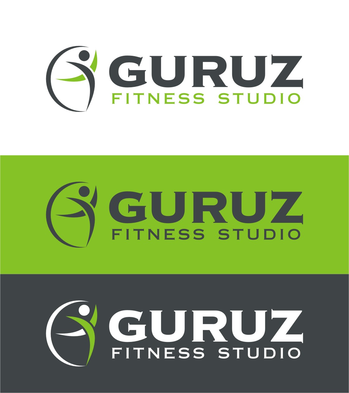 Logo Design by lrbalaji for Guruz Fitness studio | Design #3667956