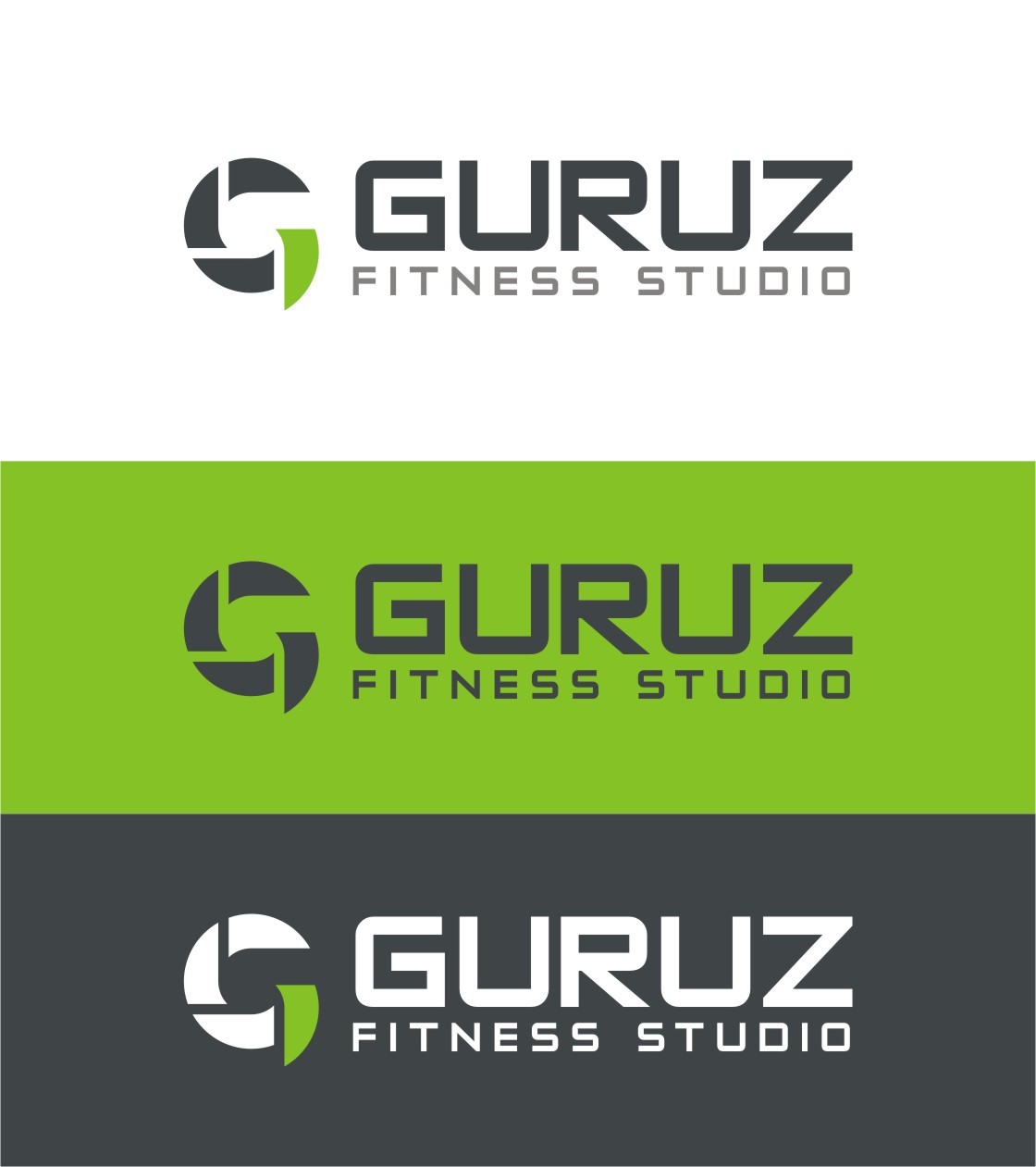 Logo Design by lrbalaji for Guruz Fitness studio | Design #3671038