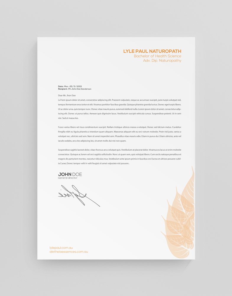 Letterhead Design by stoodio.id for this project | Design #3663181
