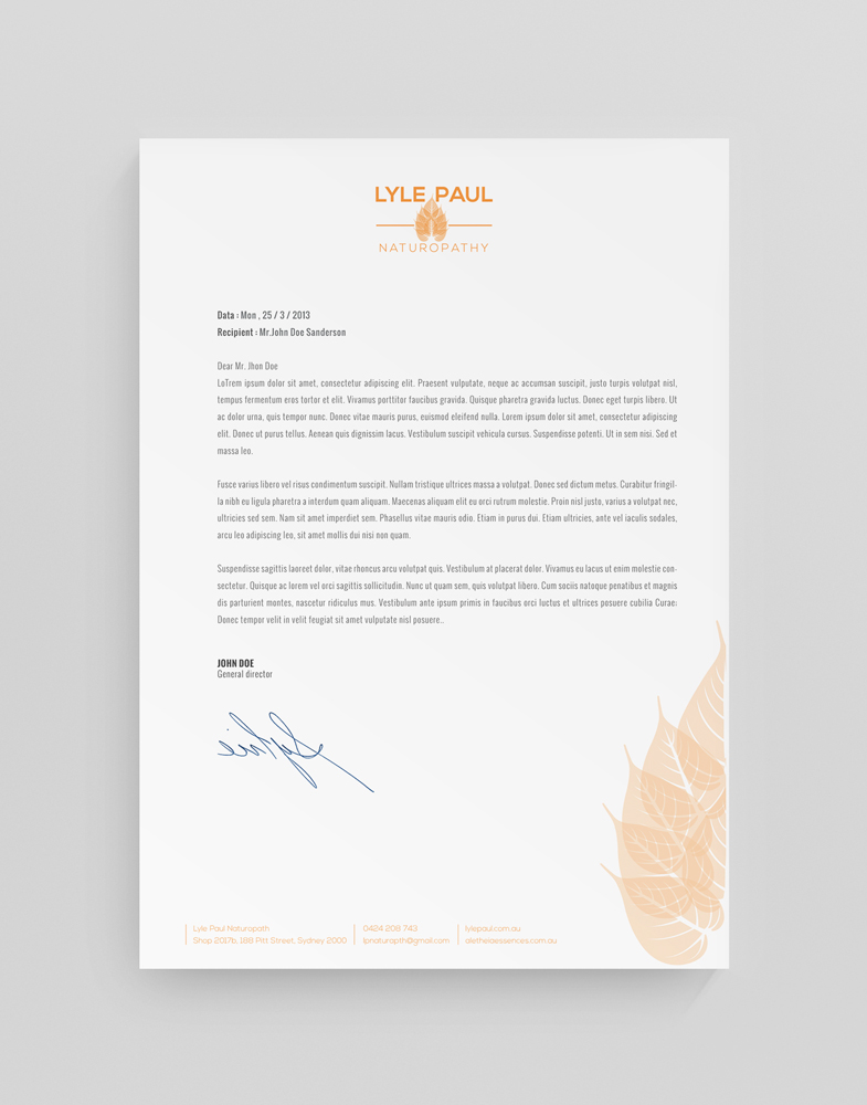 Briefkopf-Design von stoodio.id für dieses Projekt | Design #3667831