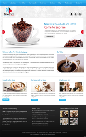 Web Design by pb for this project | Design: #961621