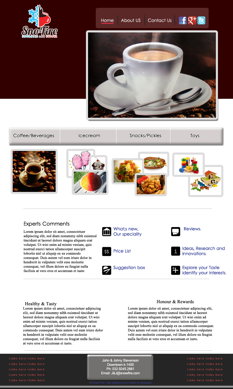 Web Design by WirePaper for this project | Design #976530