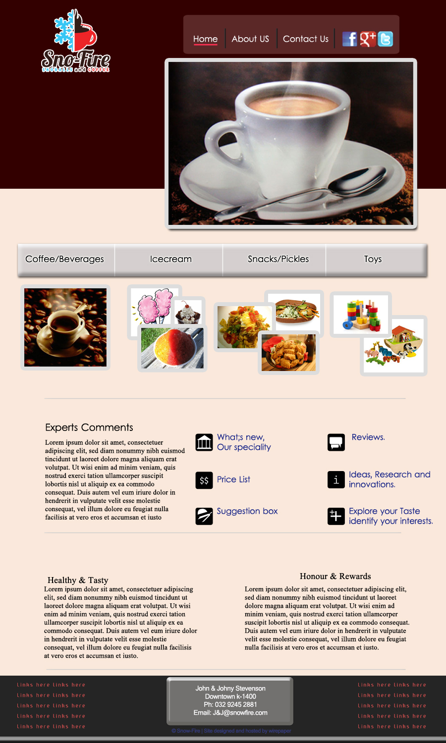 Web Design by WirePaper for this project | Design #976531