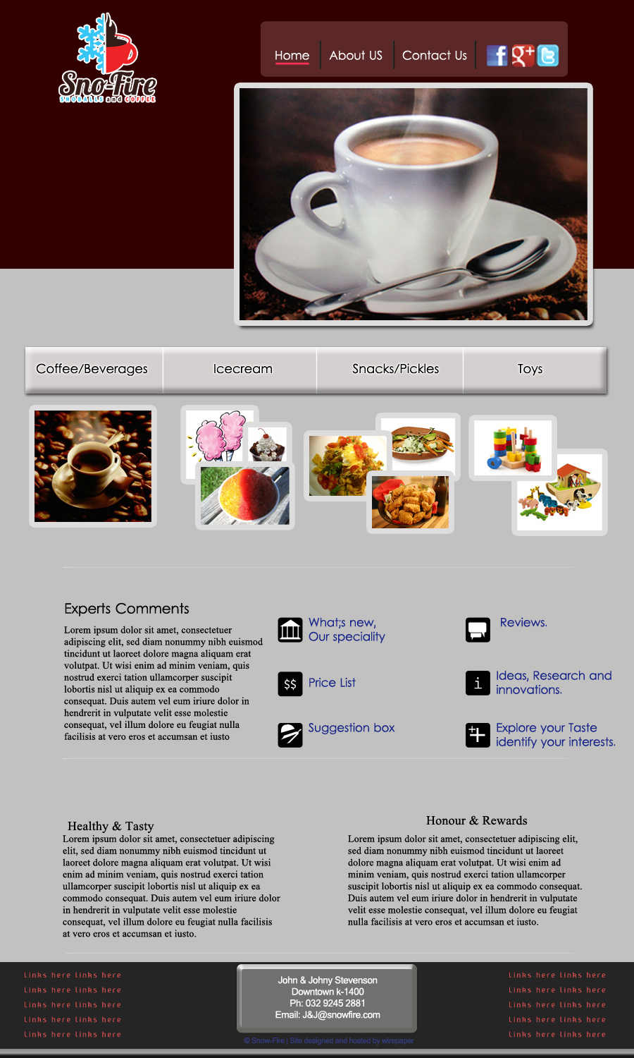 Web Design by WirePaper for this project | Design #976534