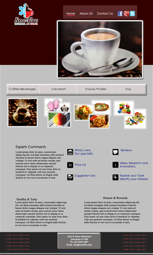 Web Design by WirePaper for this project | Design: #976534