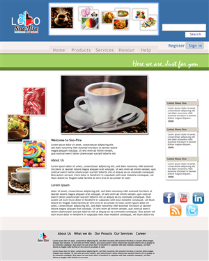 Web Design by WirePaper for this project | Design: #980011