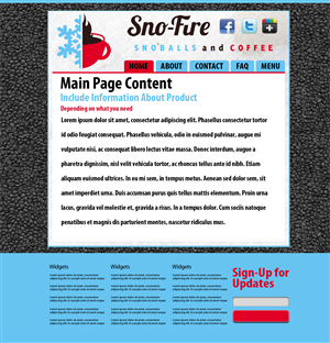 Web Design by Schweet for this project | Design: #974169
