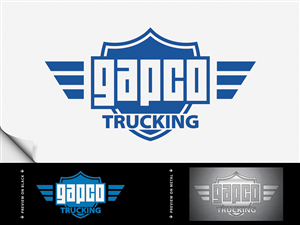 Logo Design by Robert A V for GAPCO. TRUCKING | Design: #3689924